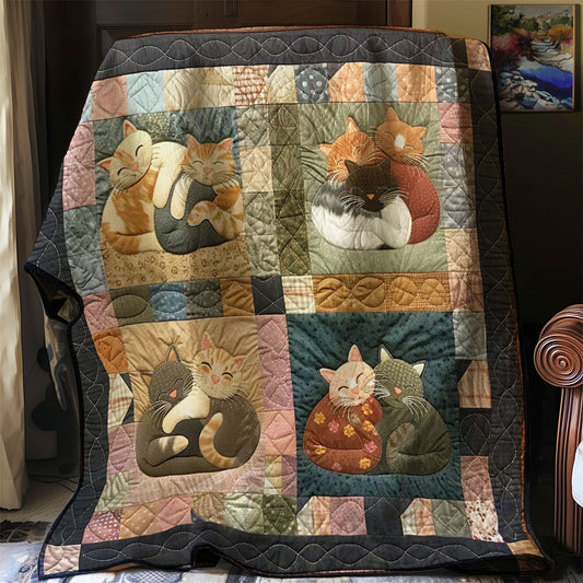 Snuggle Cat Throw WN2108006CL Quilt