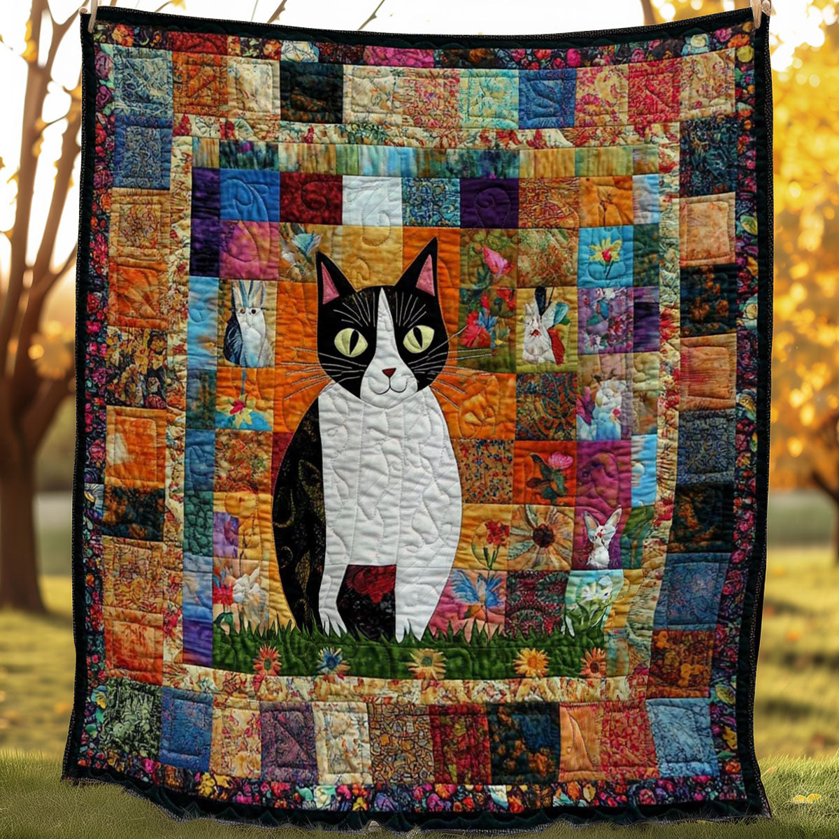 Snuggle Cat WN0608073CL Quilt