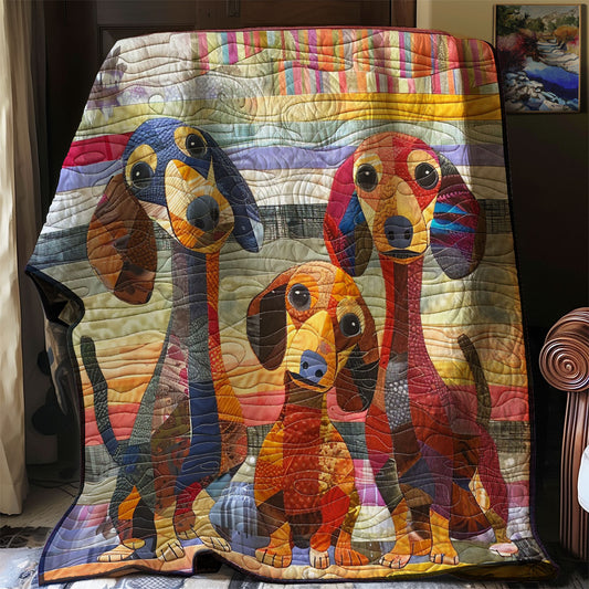 Snuggle Dachshund WN2208049CL Quilt