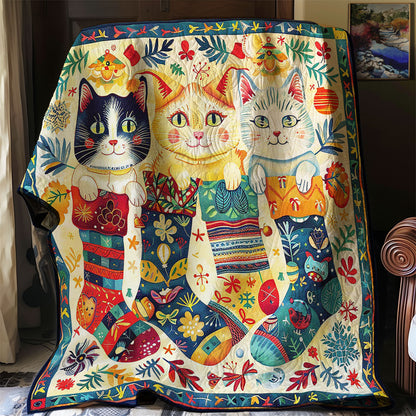 Sock Cats WM2907001CL Quilt