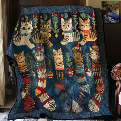 Sock Cats WM2907004CL Quilt