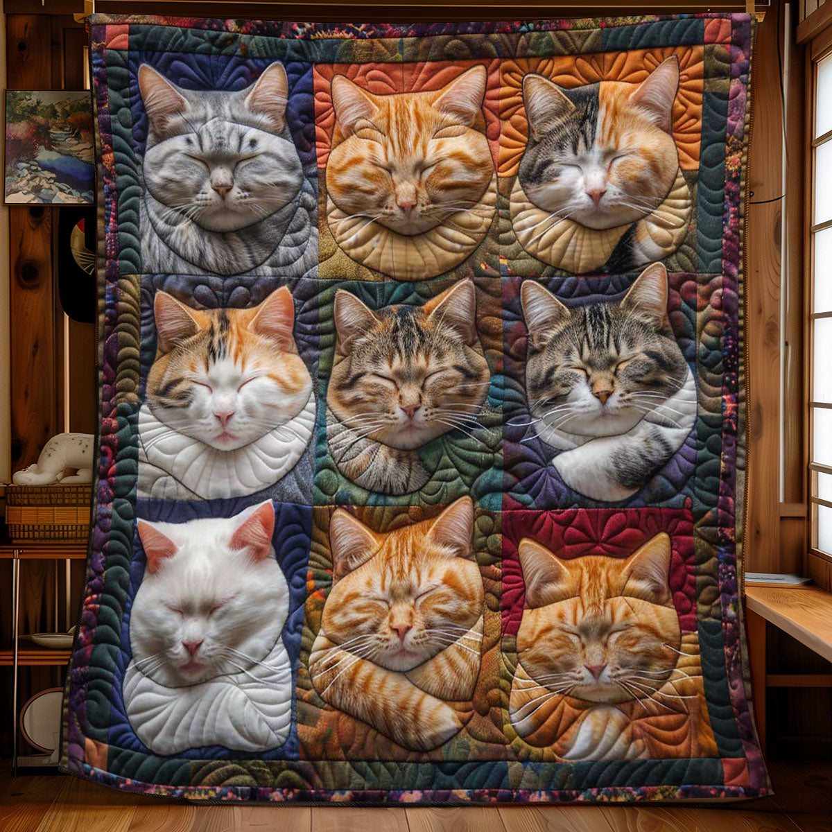 Soft Touch Cats WN1508032CL Quilt