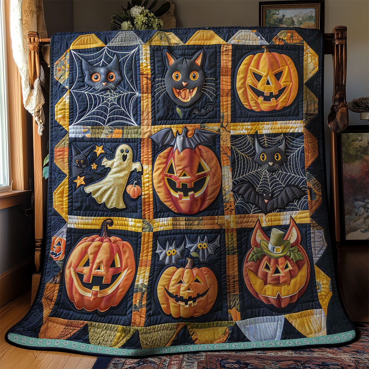 Spiderweb Halloween Dreams WN2908058CL Quilt