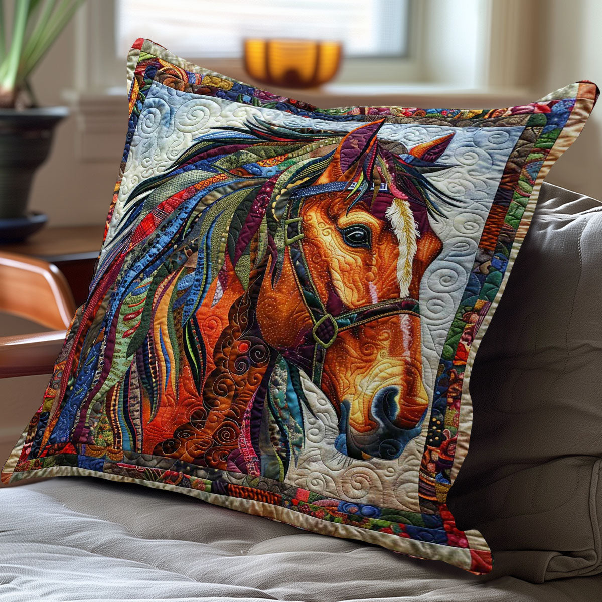 Spirit Horse WN3007085CL Quilt Pillow Case