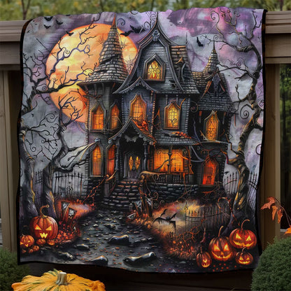 Spooky Castle of Shadows WN1908090CL Quilt