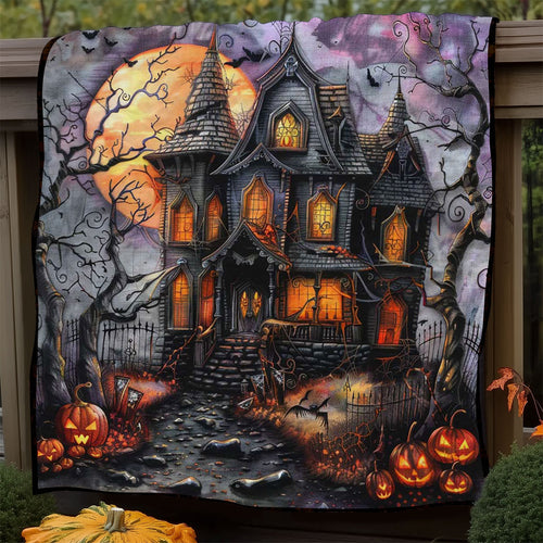 Spooky Castle of Shadows WN1908090CL Quilt