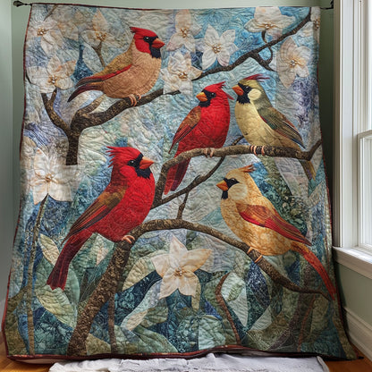 Spring Cardinals WM3107001CL Quilt