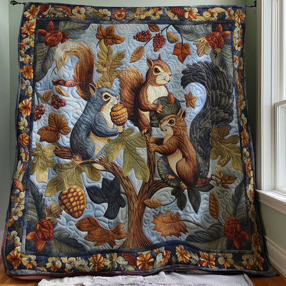 Squirrels And Acorns WM3107001CL Quilt