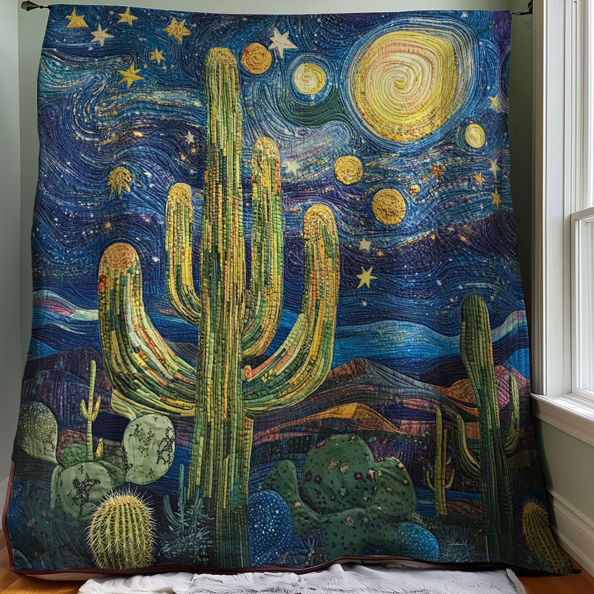 Starry Cactus WM3107001CL Quilt