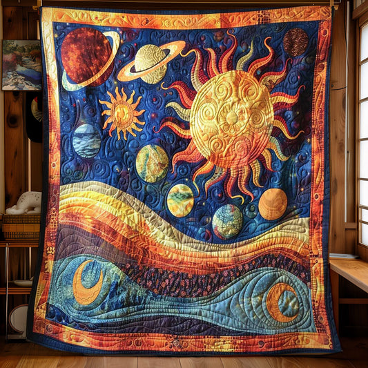 Stellar Sun & Asteroids WN1004063CL Quilt