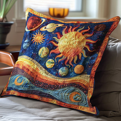 Stellar Sun & Asteroids WN1604060CL Quilt Pillow Case