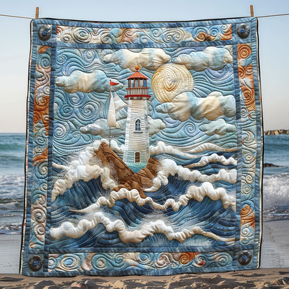 Stormy Lighthouse SR1308031CL Quilt