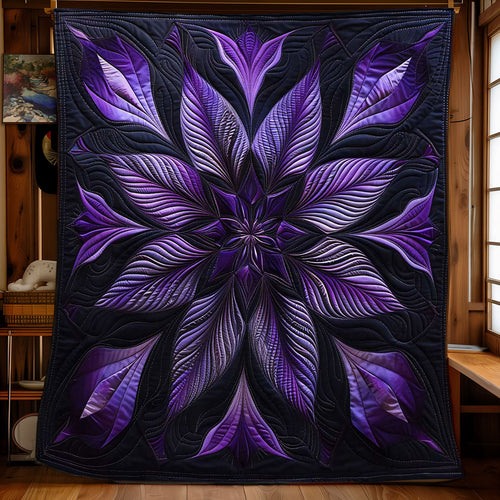 Stunning Purple Flower WN1508094CL Quilt