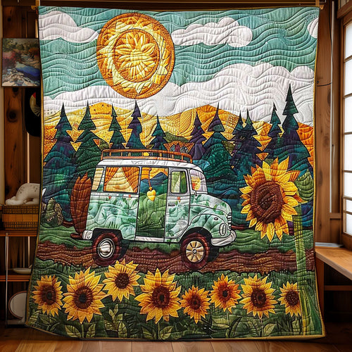 Sunflower Adventure WN1008031CL Quilt