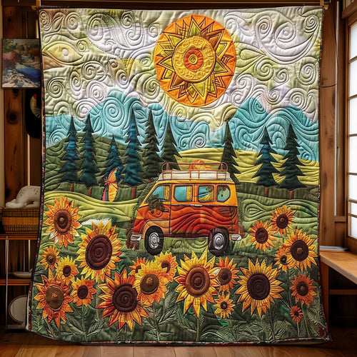 Sunflower Camper WN1008032CL Quilt