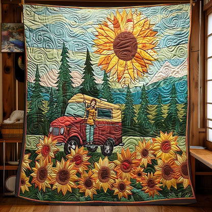 Sunflower Roadtrip WN1008029CL Quilt