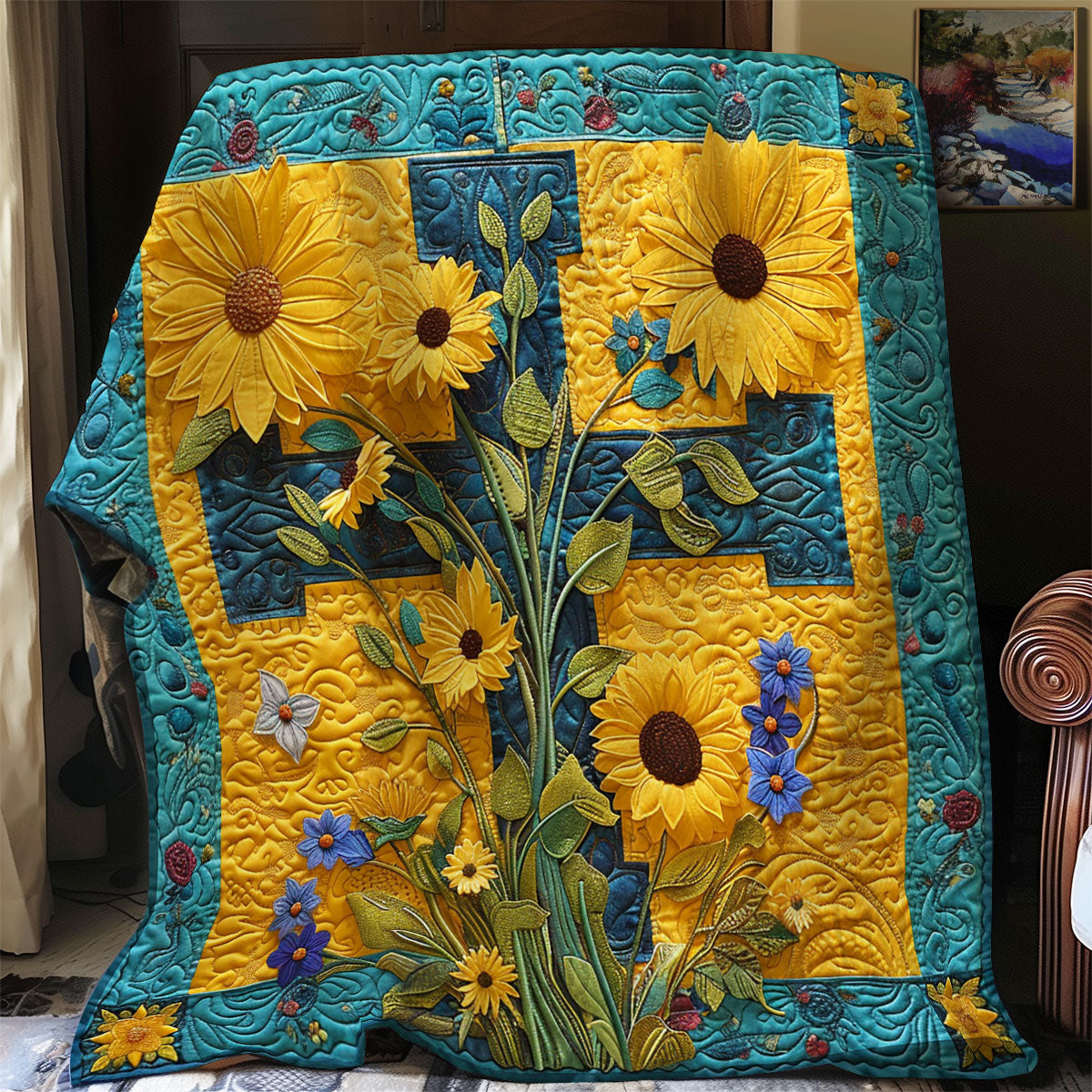 Sunlit Cross SR1508003CL Quilt