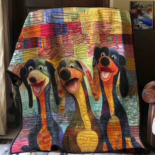 Sunny Dachshund WN2208067CL Quilt