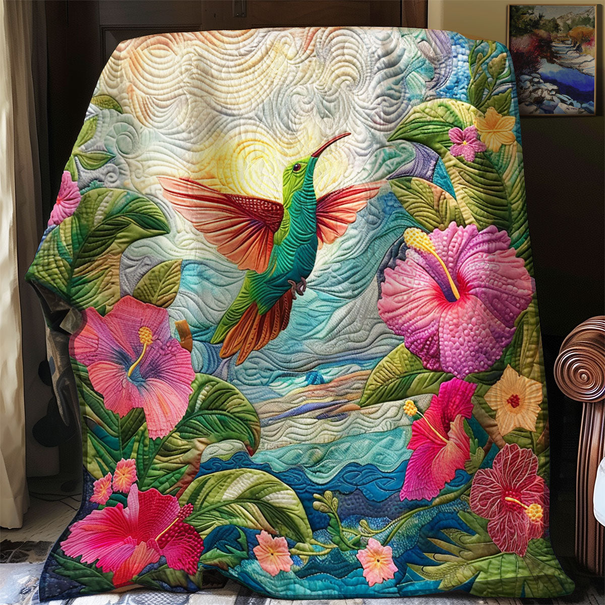 Sunshine Hummingbird SR1908006CL Quilt