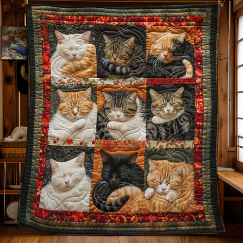 Sweet Dreams Cats WN1508031CL Quilt