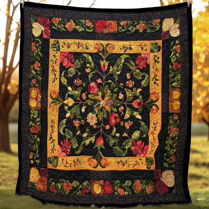 Symmetrical Flowers WN0308019CL Quilt