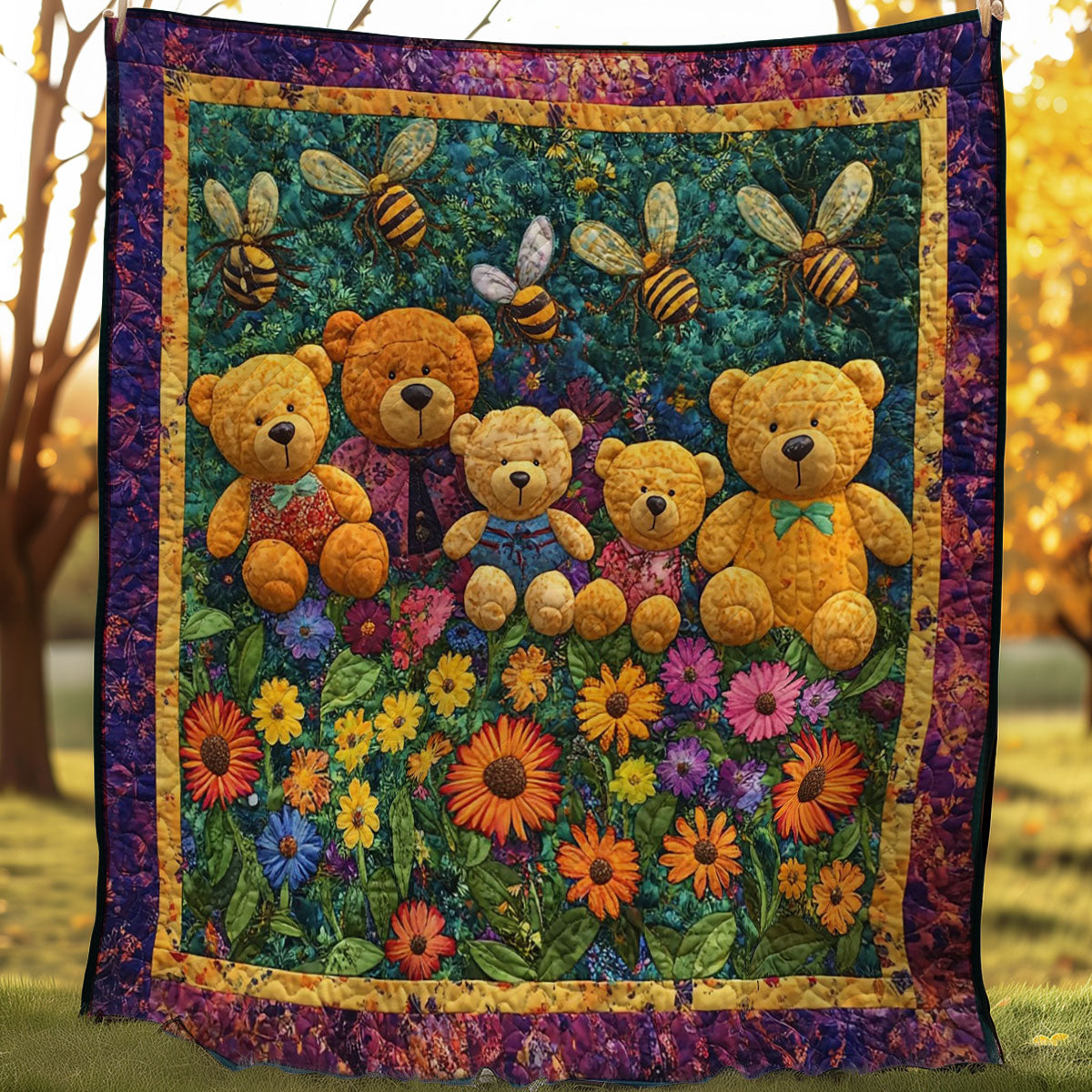 Teddy Bear WM0208043CL Quilt