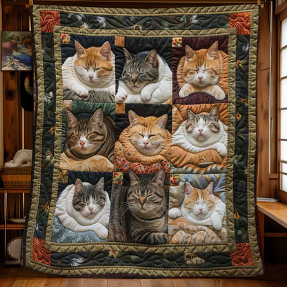 Tender Moments Cats WN1508034CL Quilt