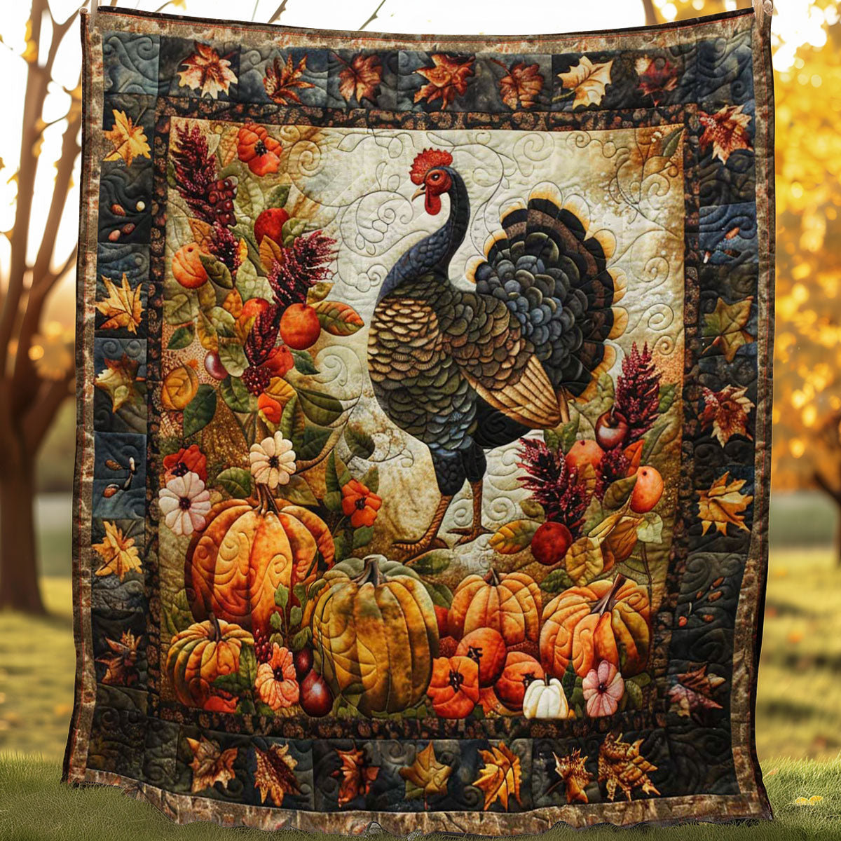 Thanksgiving Feast WN3007008CL Quilt