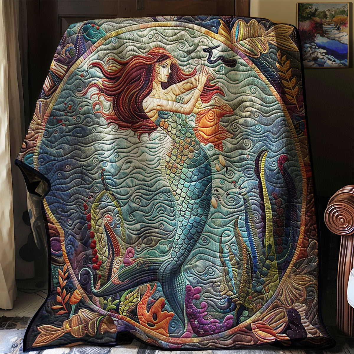 Tidal Mermaid WN2208152CL Quilt