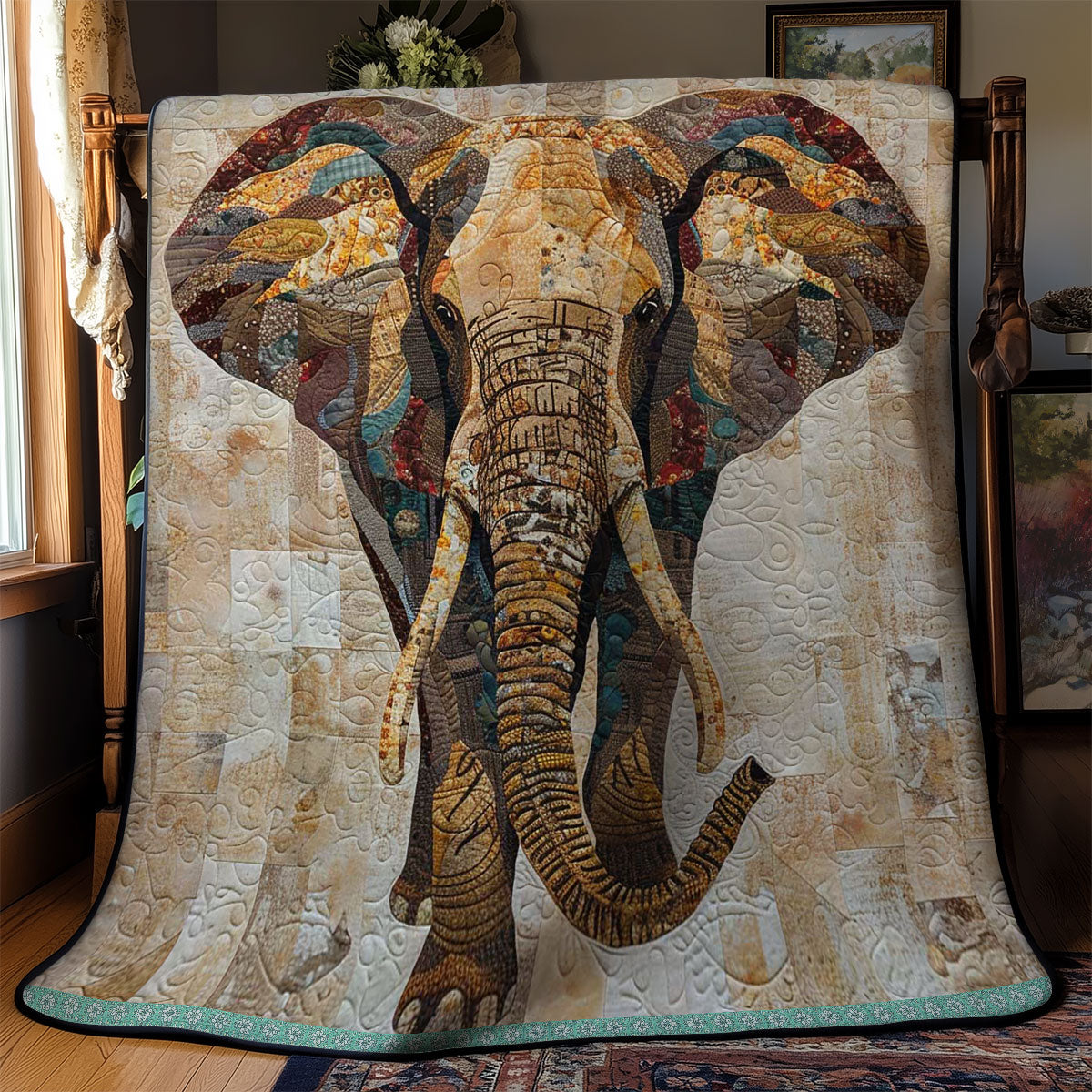 Timeless Elephant WN2908041CL Quilt