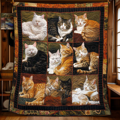 Tranquil Cats WN1508083CL Quilt