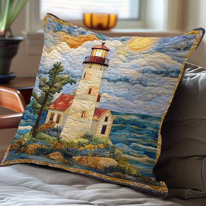 Tranquil Lighthouse WN0108026CL Quilt Pillow Case