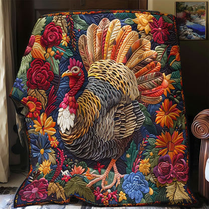 Turkey Thanksgiving Festive SR1508034CL Quilt