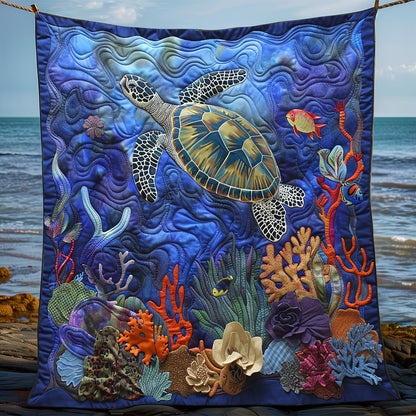 Turtle Coral Dream WN1008091CL Quilt