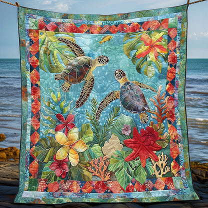 Turtle Journey WN0808036CL Quilt