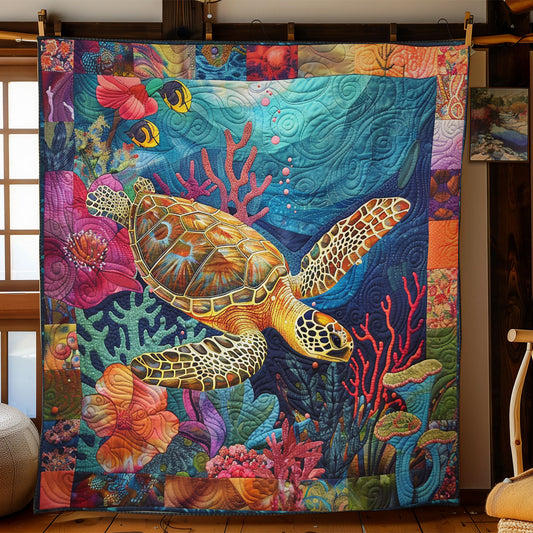 Turtle Ocean SR2008042CL Quilt