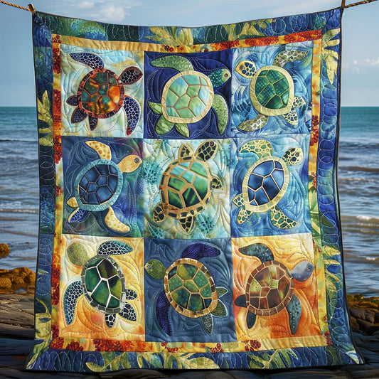 Turtle Snuggle WN0808148CL Quilt