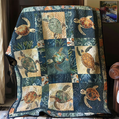 Turtle Tide WN2108067CL Quilt