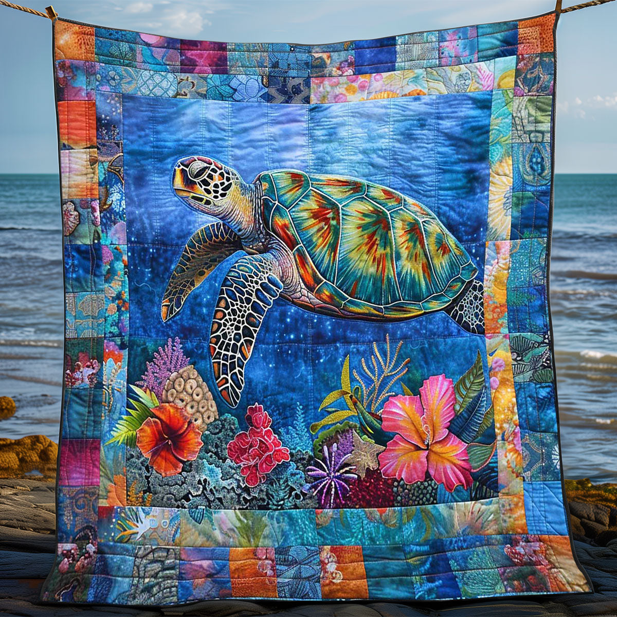 Turtle Waters WN0808043CL Quilt