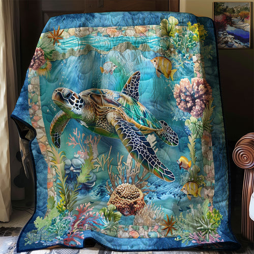 Turtle's Coral Reef Adventure WN2408093CL Quilt