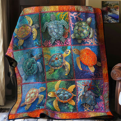 Turtle's Coral Reef Retreat WN2408127CL Quilt