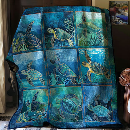 Turtle's Marine Paradise WN2408131CL Quilt