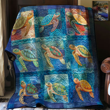 Turtle's Marine Wonderland WN2408106CL Quilt