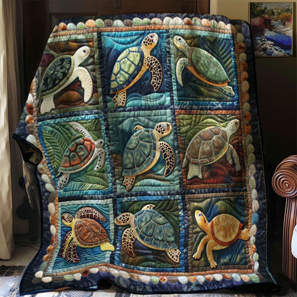 Turtle's Ocean Oasis WN2408104CL Quilt