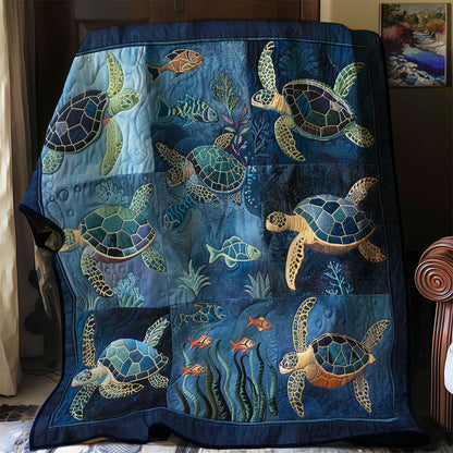 Turtle's Oceanic Oasis WN2408133CL Quilt