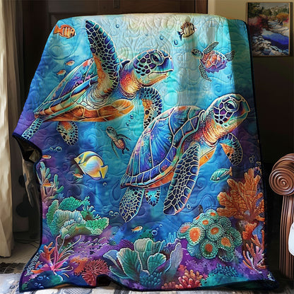 Turtle's Reef Expedition WN2408120CL Quilt