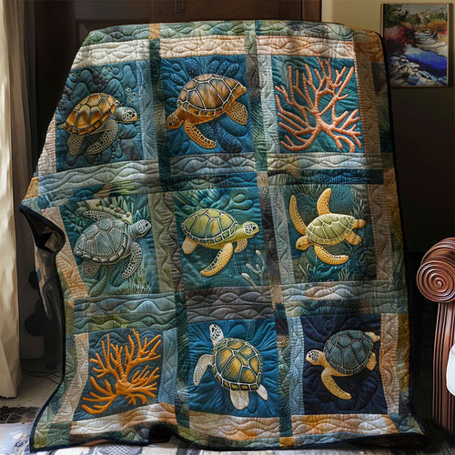 Turtle's Reef Sanctuary WN2408124CL Quilt