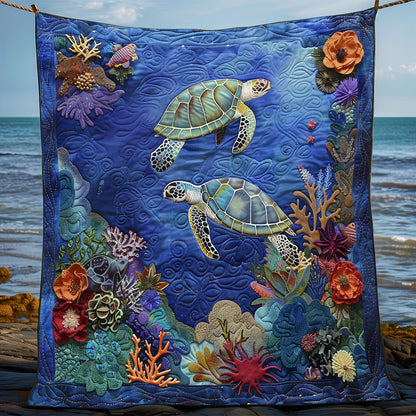 Turtle’s Reef Serenity Throw WN1008090CL Quilt