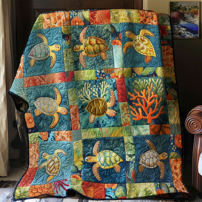 Turtle's Seafloor Serenity WN2408126CL Quilt