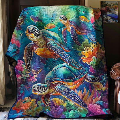 Turtle's Undersea Adventure WN2408121CL Quilt